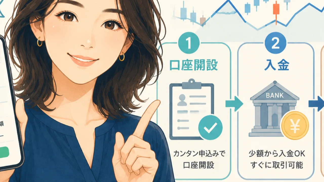FXの始め方と口座開設の流れ