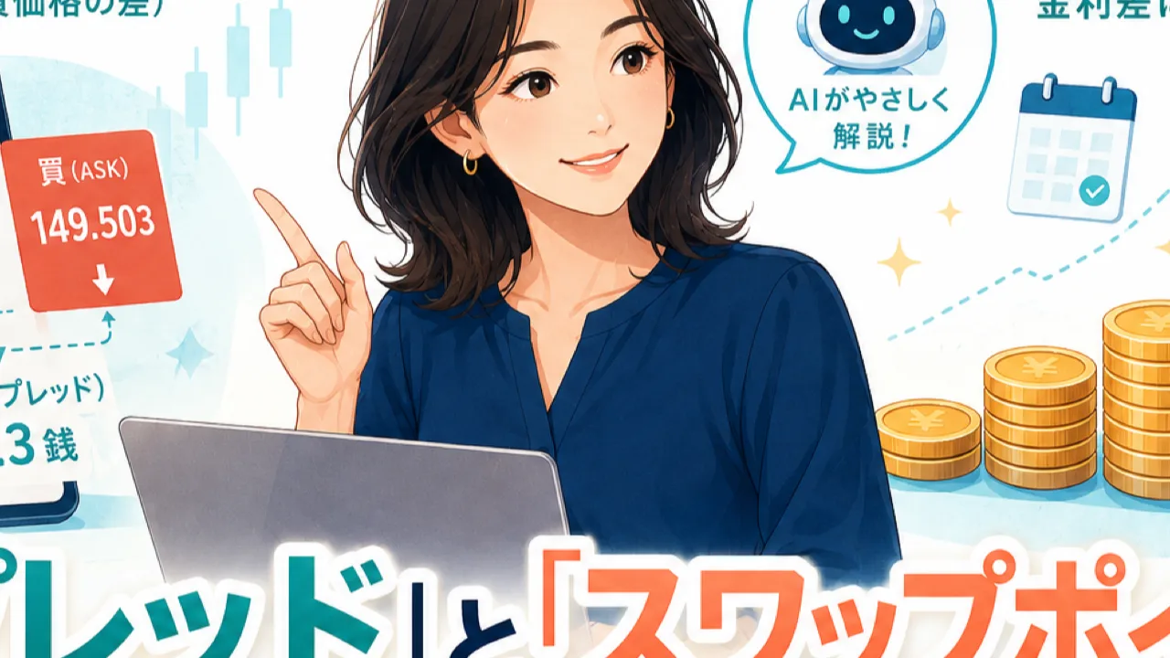 スプレッドとスワップポイントとは？
